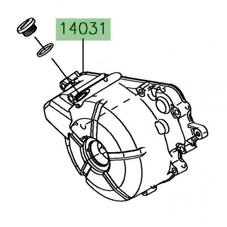 Carter d'alternateur Kawasaki Versys-X 300 (2017-2018) | Réf. 140310562