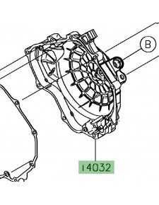 Carter d'embrayage Kawasaki Versys-X 300 (2017-2018) | Réf. 140320633