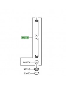 Tube de fourche Kawasaki Versys-X 300 (2017-2018) | Réf. 440130305