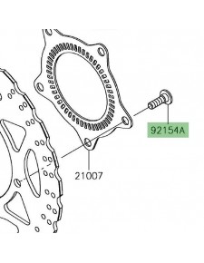 Vis fixation disque de frein Kawasaki Versys-X 300 (2017-2018)