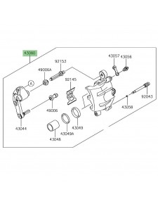 Étrier de frein avant Kawasaki Versys-X 300 (2017-2018) | Réf. 430800180DJ