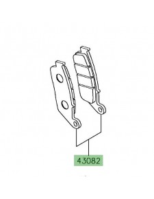 Plaquettes frein avant Kawasaki Versys-X 300 (2017-2018) | Réf. 430820173