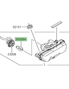 Ampoule feu arrière Kawasaki Versys-X 300 (2017-2018) | Réf. 920691084