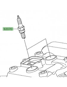 Bougie NGK CR8E Kawasaki Versys-X 300 (2017-) | Réf. CR8E