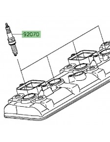 Bougie NGK SILMAR9B9 | Kawasaki Ninja H2 (2015-)
