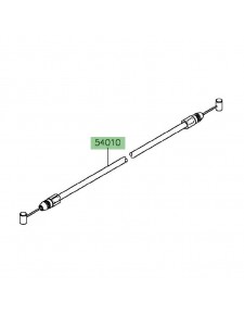 Câble fermeture de selle passager | Kawasaki Ninja H2 (2015-)