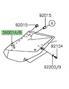 Coque arrière latérale | Kawasaki Ninja H2 (2015-)