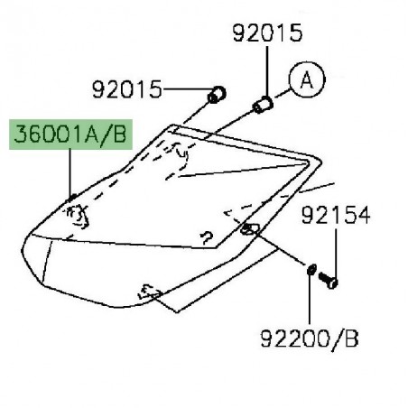 Coque arrière | Kawasaki Ninja H2 (2015-)
