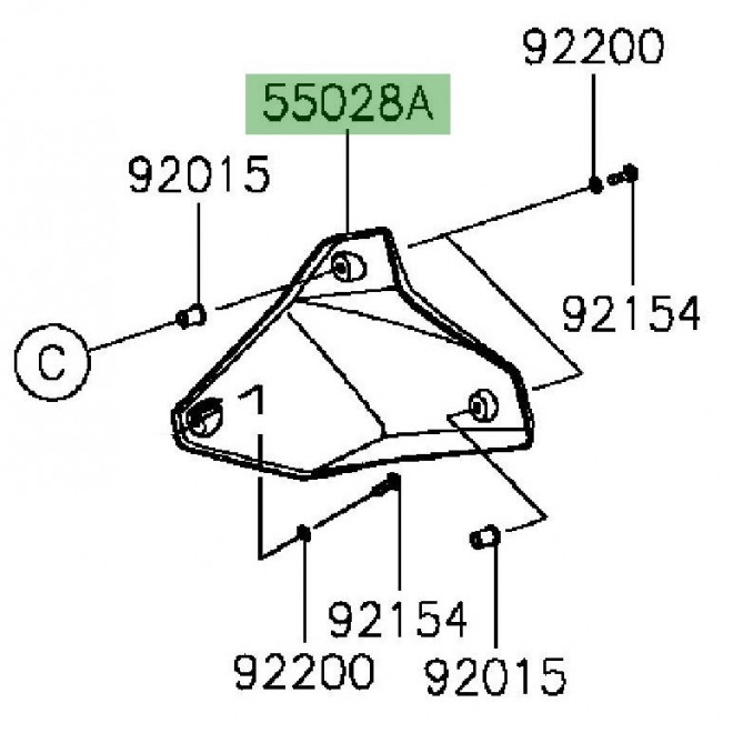 Sabot moteur droit | Kawasaki Ninja H2 (2015-)