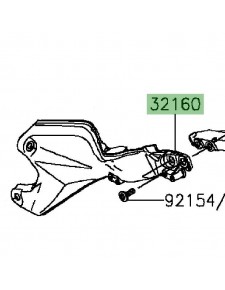 Habillage boucle arrière | Kawasaki Ninja H2 (2015-)