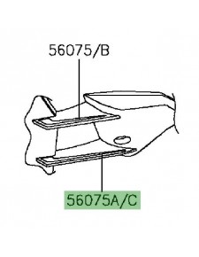 Autocollant inf. ailette carénage | Kawasaki Ninja H2 (2015-)