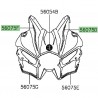 Autocollant sup. tête de fourche | Kawasaki Ninja H2 (2015-)