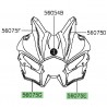 Autocollant inf. tête de fourche | Kawasaki Ninja H2 (2015-)