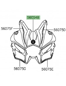 Logo "River mark" tête de fourche | Kawasaki Ninja H2 (2015-)