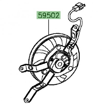 Ventilateur gauche | Kawasaki Ninja H2 (2015-)