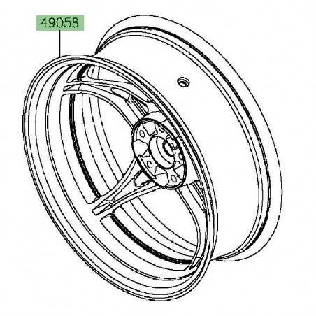 Jante arrière | Kawasaki Ninja H2 (2015-)
