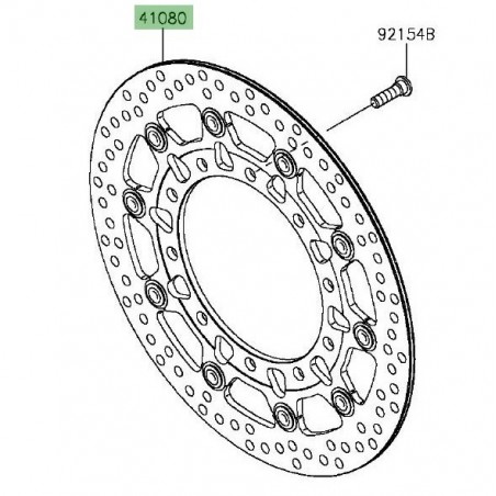 Disque de frein avant | Kawasaki Ninja H2 (2015-)
