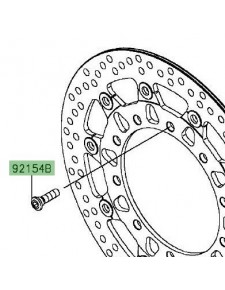 Vis fixation disque de frein avant | Kawasaki Ninja H2 (2015-)