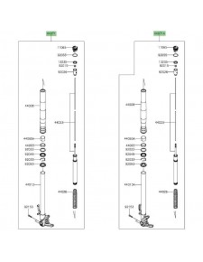 Ensemble fourche | Kawasaki Ninja H2 (2015-)