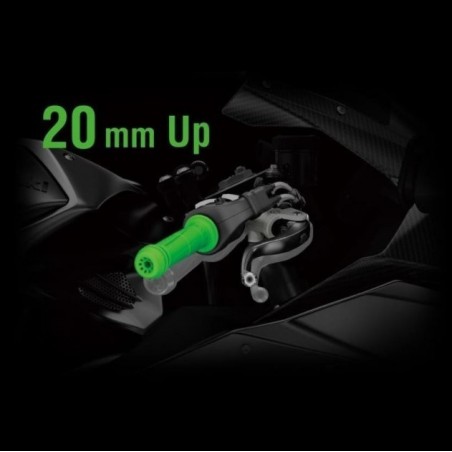 Kit demi-guidons +20mm Kawasaki Ninja H2 (2015 et +) | Réf. 999940939