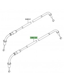 Câble fermeture des gaz | Kawasaki W800 (2011-2016)