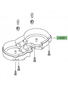 Habillage inférieur compteur | Kawasaki W800 (2011-2014)