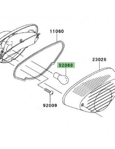 Ampoule feu arrière | Kawasaki W800 (2011-2016)