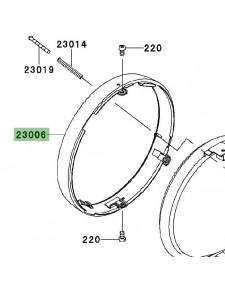 Cerclage optique avant | Kawasaki W800 (2011-2016)