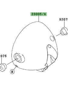 Habillage optique avant | Kawasaki W800 (2011-2016)