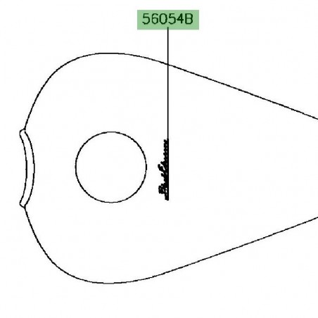 Autocollant "Black Edition" réservoir | Kawasaki W800 (2015)