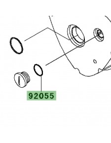 Joint torique bouchon carter d'alternateur | Kawasaki W800 (2011-2016)