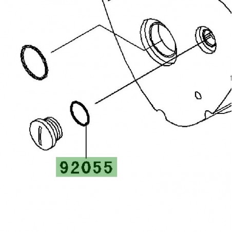 Joint torique bouchon carter d'alternateur | Kawasaki W800 (2011-2016)