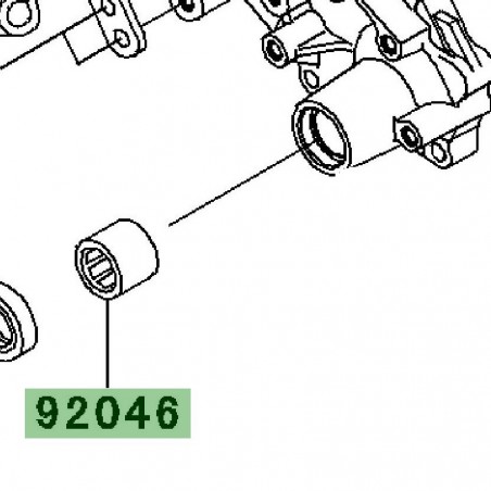 Roulement à aiguilles carter transmission | Kawasaki W800 (2011-2016)
