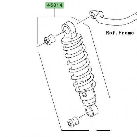 Amortisseur arrière | Kawasaki W800 (2011-2016)