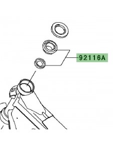 Roulement de direction supérieur | Kawasaki W800 (2011-2016)