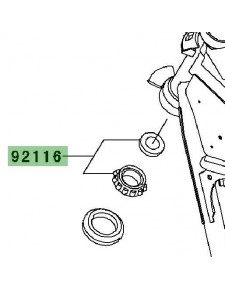 Roulement de direction inférieur | Kawasaki W800 (2011-2016)