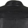 Blouson cuir Kawasaki RS Noir | Détail