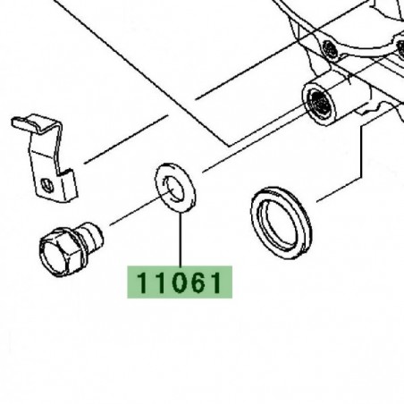 Joint de vidange Kawasaki KLX 125 (2010-2016) | Réf. 110610421