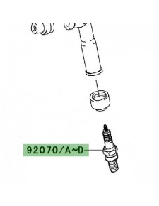 Bougie NGK CR8E | Kawasaki KLX 250 (2009-2016)