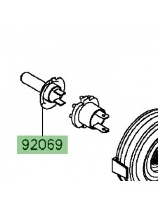 Ampoule H7 optique avant Kawasaki Z800 (2013-2016)