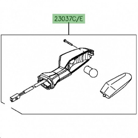 Clignotant arrière droit | Kawasaki Z800 (2013-2016)