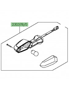 Clignotant arrière gauche | Kawasaki Z800 (2013-2016)