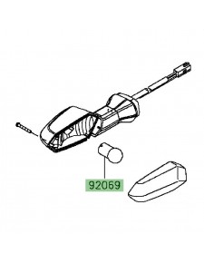 Ampoule clignotant arrière Kawasaki Z800 (2013-2016) | Réf. 920690106