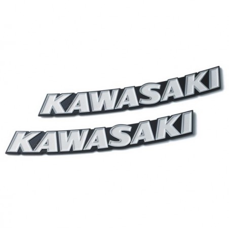Emblèmes "Kawasaki" blancs Kawasaki Z900RS/RS Café (2018-2024) | Réf. 999941020