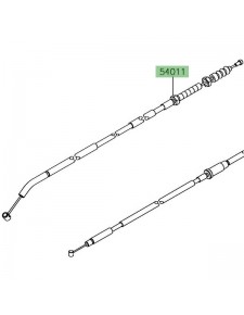 Câble d'embrayage Kawasaki Ninja 650 (2017-2021) | Réf. 540110623