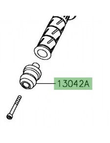 Embout de guidon Kawasaki Ninja 650 (2017-2019) | Réf. 130420735