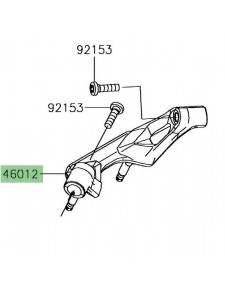 Pontet de guidon Kawasaki Ninja 650 (2017-2021)