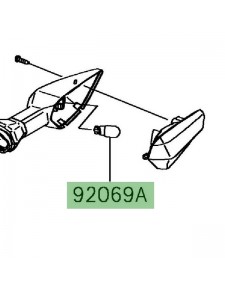 Ampoule clignotants arrière Kawasaki Ninja 650 (2017-2021)