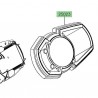 Habillage supérieur compteur Kawasaki Ninja 650 (2017-2019)