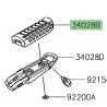 Caoutchouc repose-pieds Kawasaki 340280349